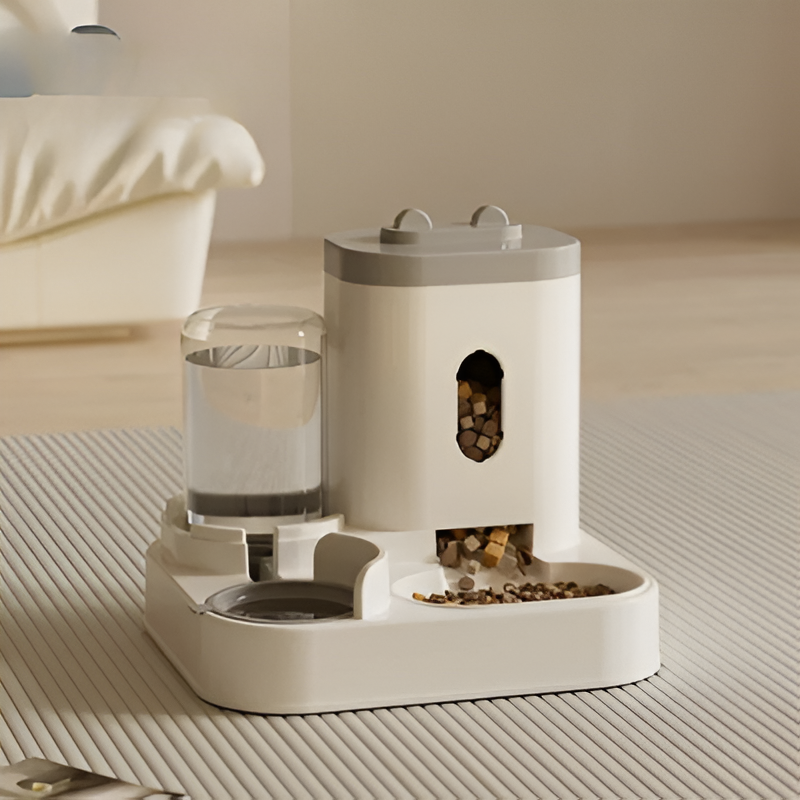 Auto Cat Food & Water Bowl