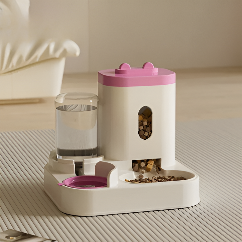 Auto Cat Food & Water Bowl